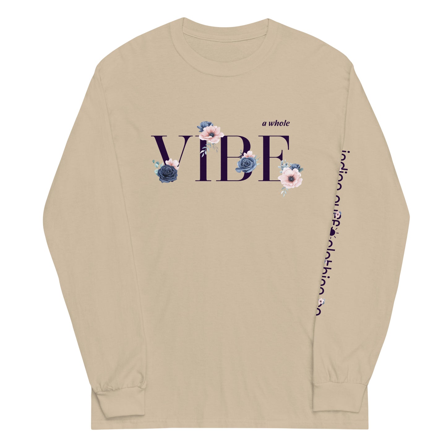 A Whole Vibe Long Sleeve Tee (pink)