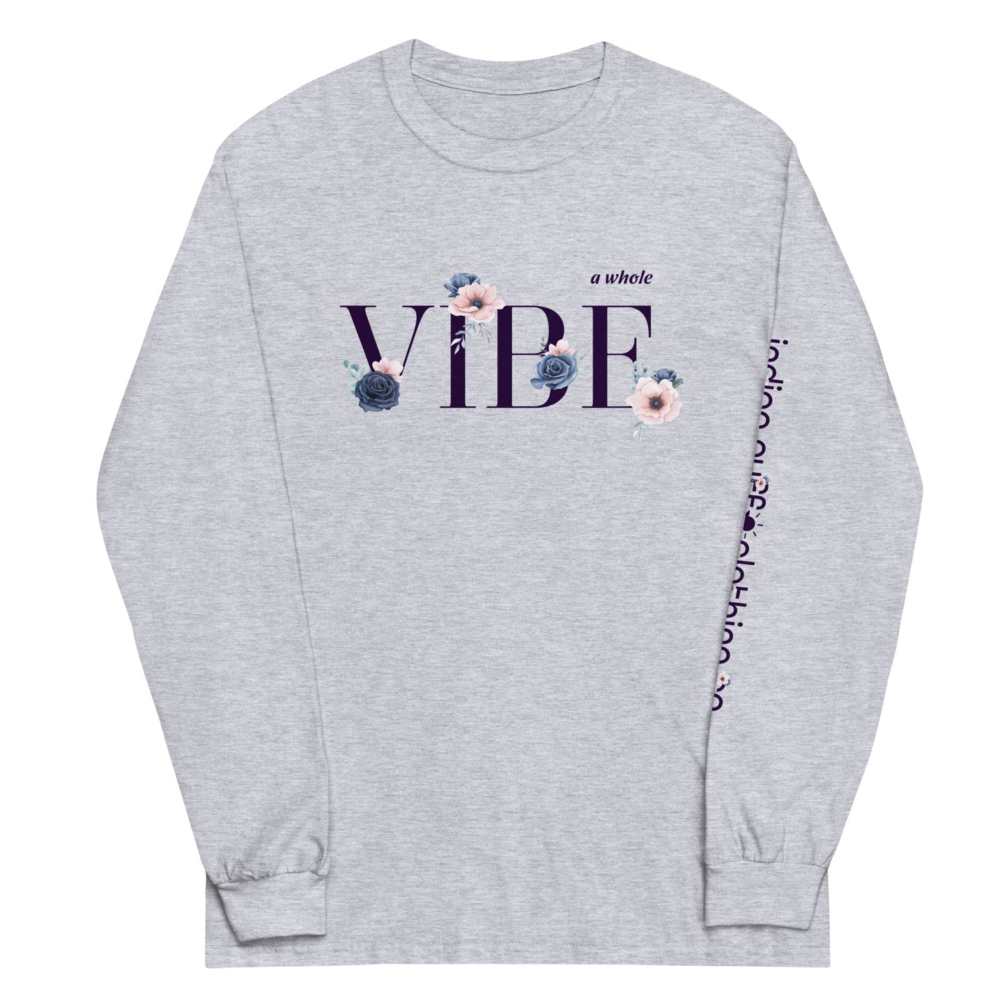 A Whole Vibe Long Sleeve Tee (pink)