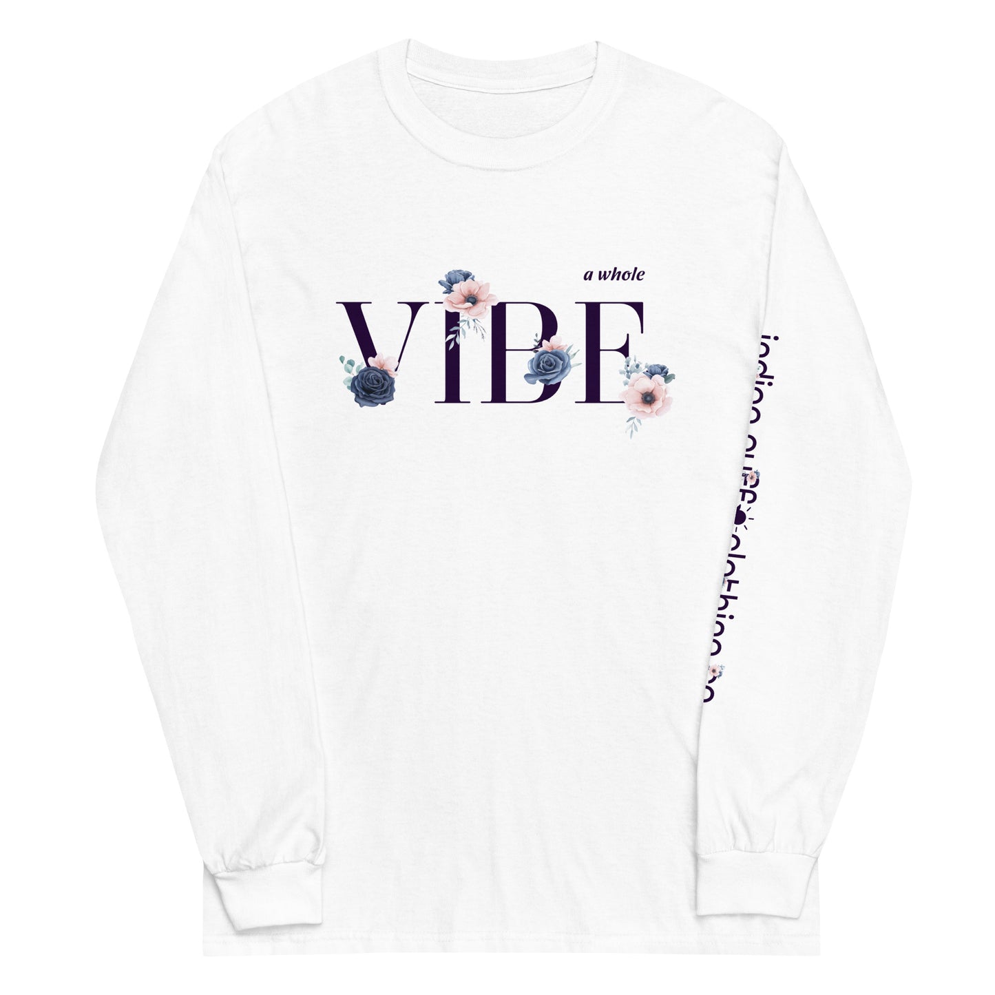 A Whole Vibe Long Sleeve Tee (pink)