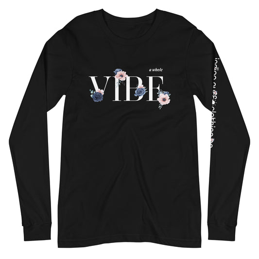 A whole Vibe Long Sleeve Tee (black)