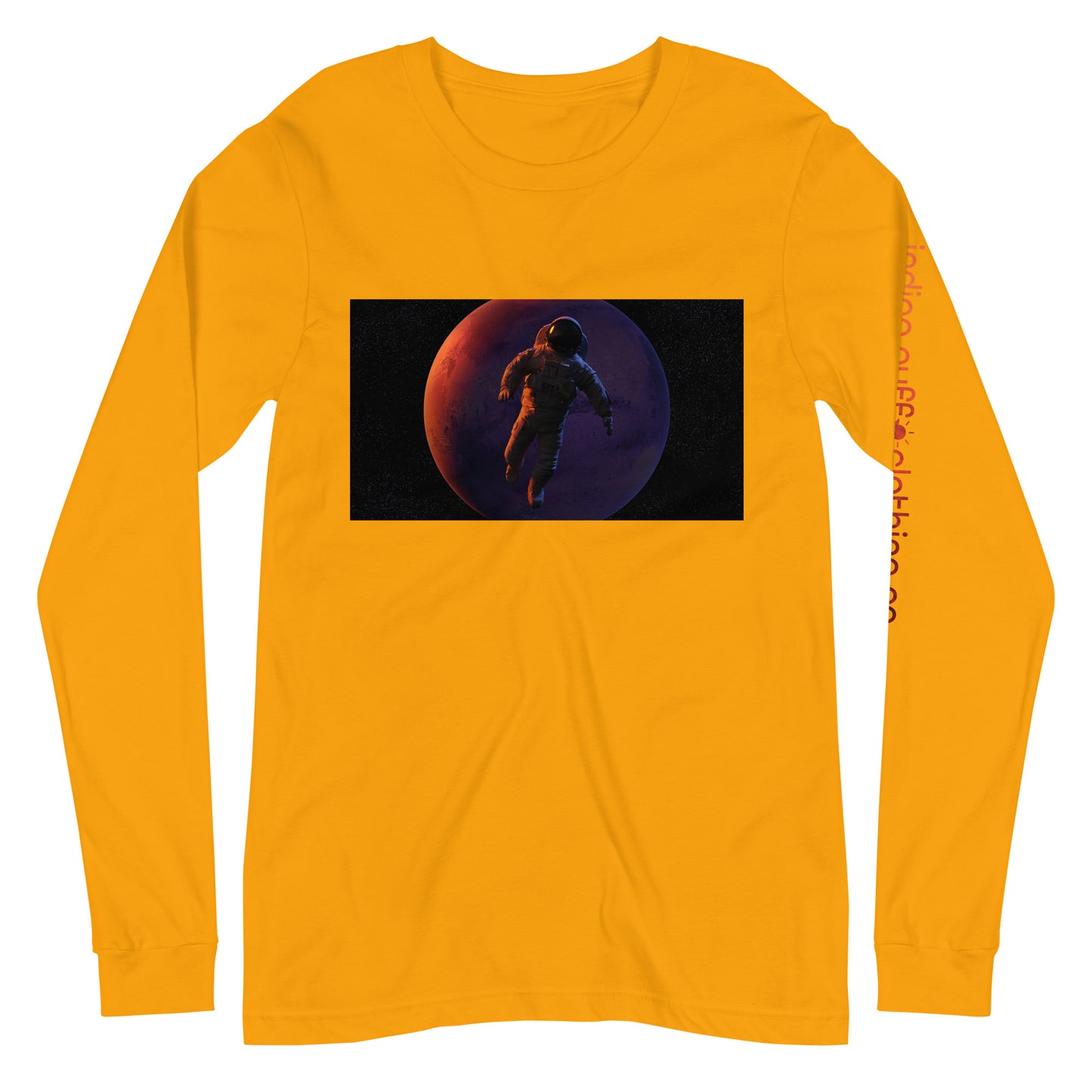 Spaced Out Long Sleeve Tee (white)