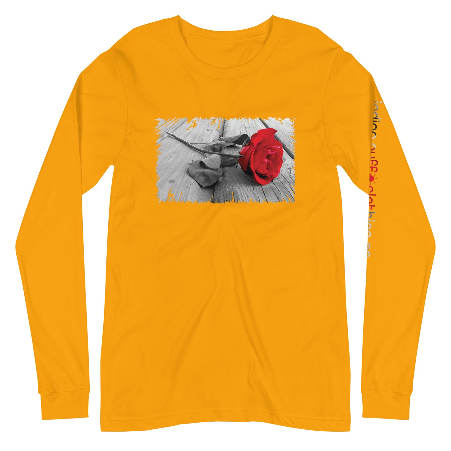 Red Rose Long Sleeve Tee