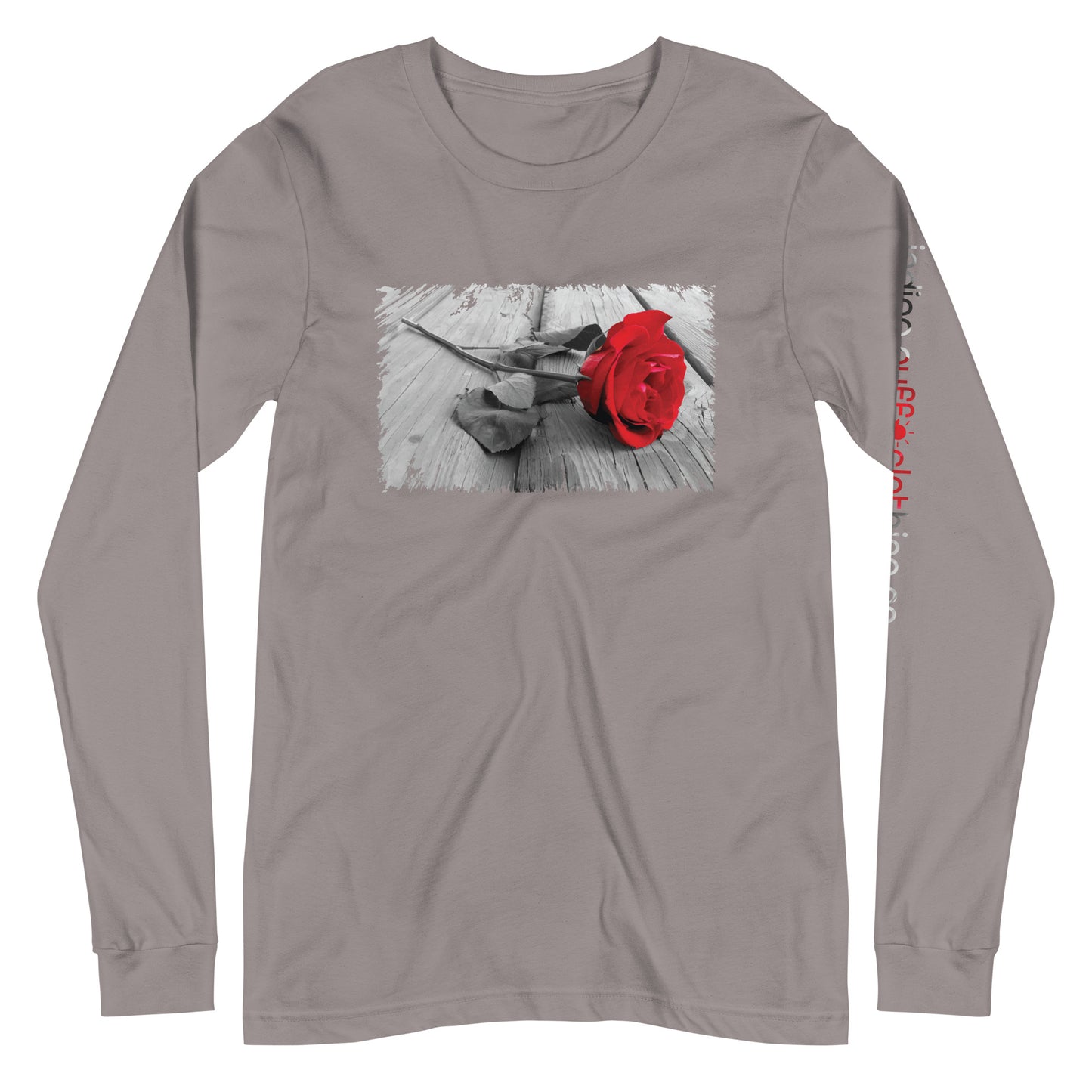 Red Rose Long Sleeve Tee