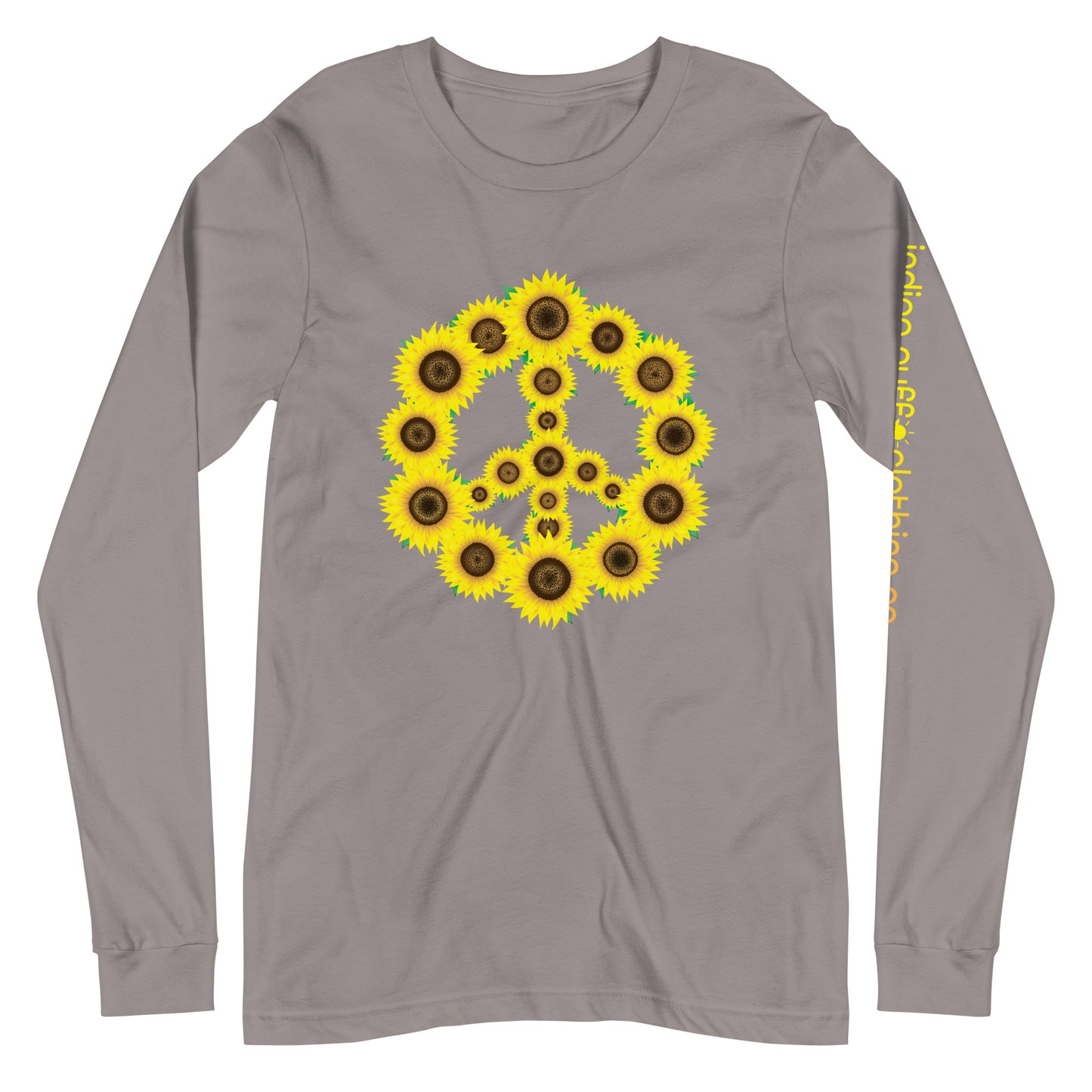 Sunflower Peace Sign Long Sleeve Tee