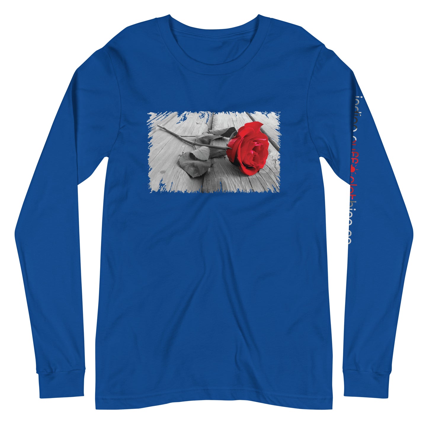 Red Rose Long Sleeve Tee