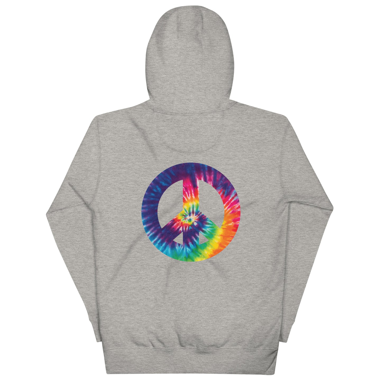 Tie Die Peace Sign Hoodie