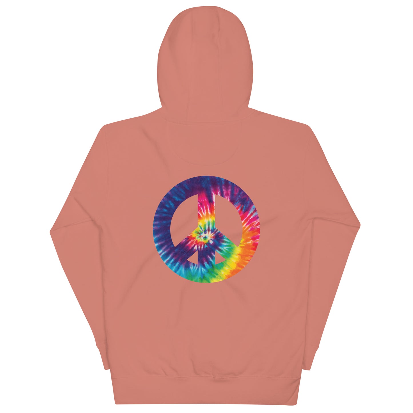 Tie Die Peace Sign Hoodie