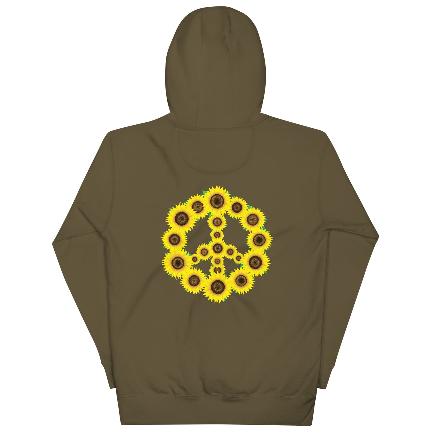 Sunflower Peace Sign Hoodie