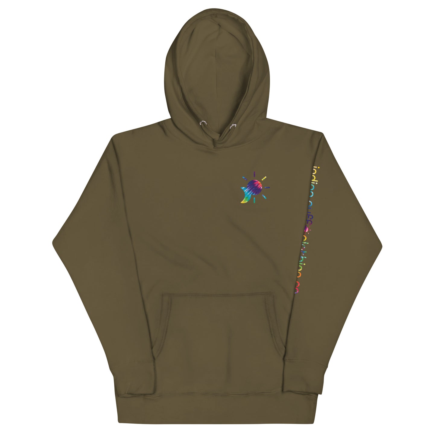 Tie Die Peace Sign Hoodie