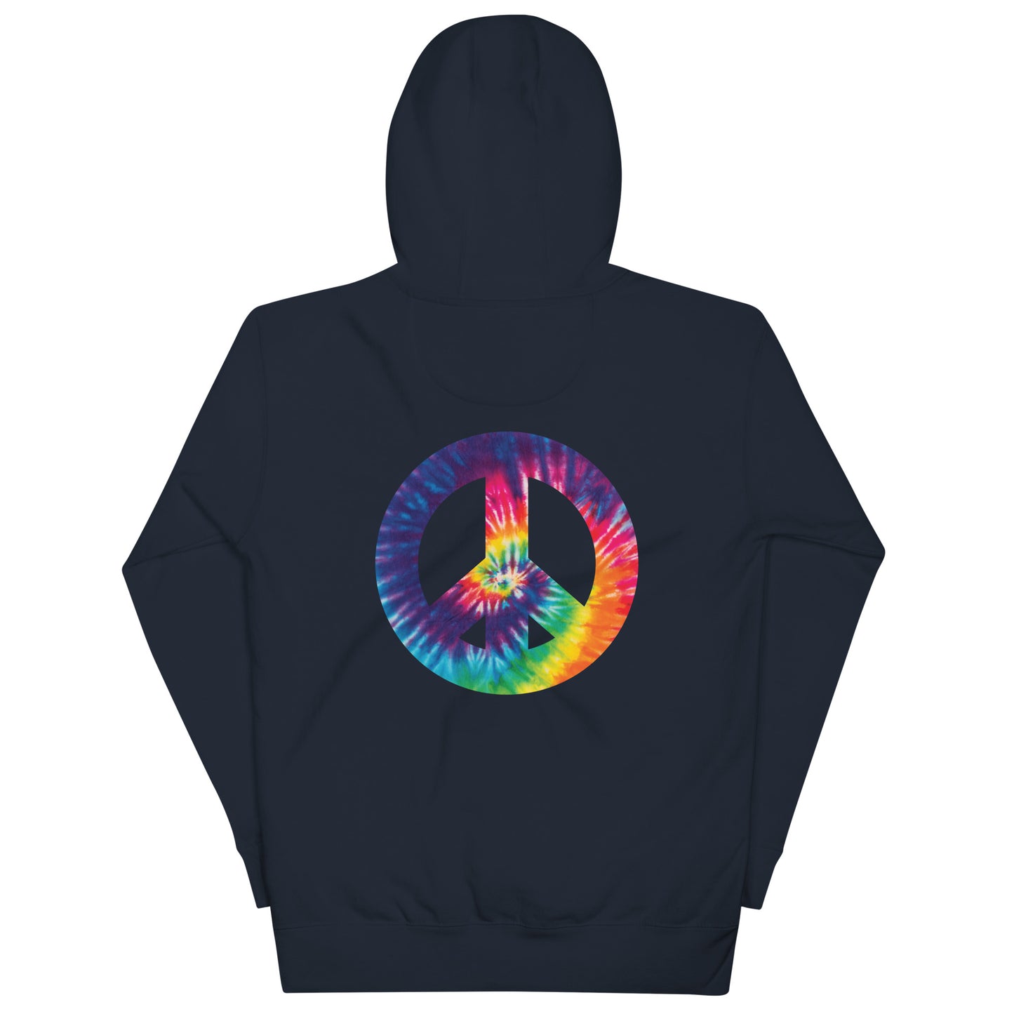 Tie Die Peace Sign Hoodie