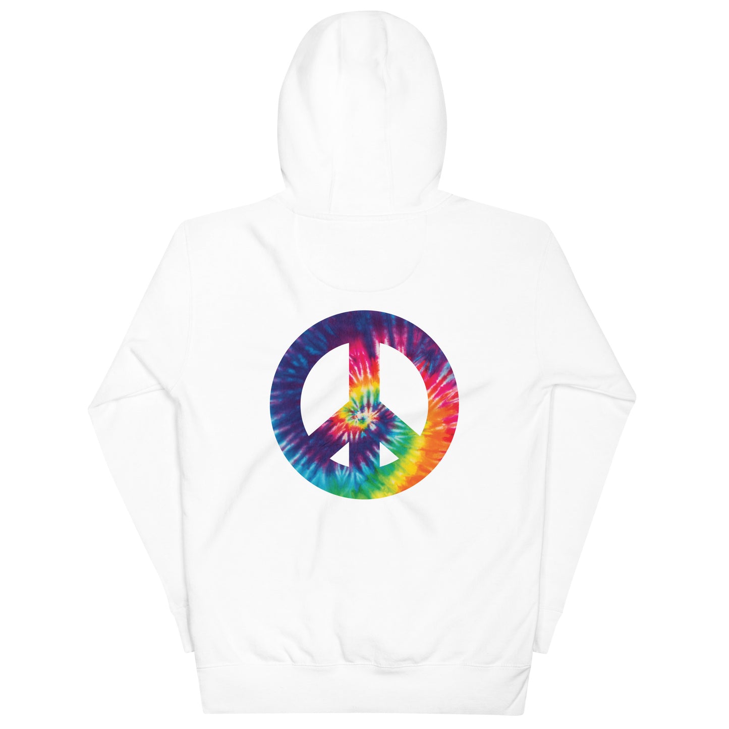 Tie Die Peace Sign Hoodie